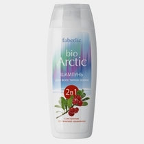 Шампунь 2в1 для всех типов волос с экстрактом арктической толокнянки серии "bio Arctic"